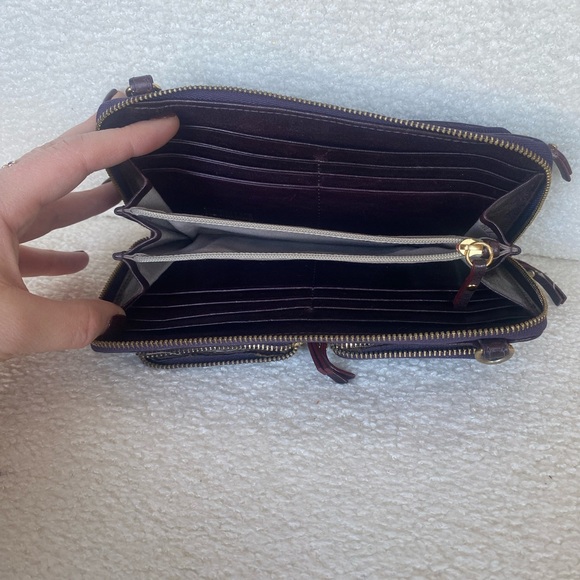 MZ Wallace purple leather wallet - Picture 2 of 4